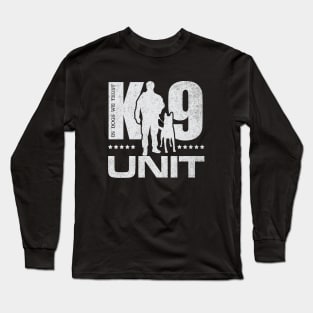 K-9 Unit  -Police Dog Unit- Malinois Long Sleeve T-Shirt